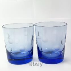Waterford Polka Dot Double Old Fashioned Set of 8 4 1/4