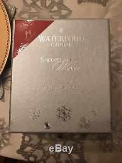 Waterford SNOWFLAKE WISHES Ruby Red Double Old Fashioned DOF 2011 JOY NEWithBOX