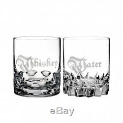 Waterford Short Stories Whiskey & Water Double Old Fashioned Set of 4