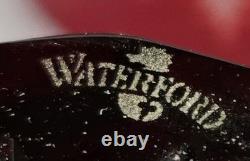 Waterford Snowflake Snow Crystals Ruby Red Whiskey Double Old-Fashioned Set of 2