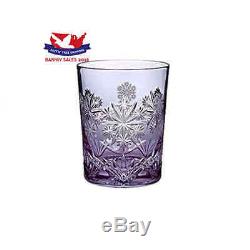Waterford Snowflake Wishes 2016 Serenity Leana Lavender Double Old Fashioned Gla