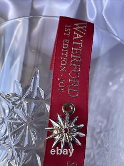 Waterford Snowflake Wishes Crystal JOY 1st Ed Double Old Fashioned New in Box