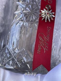 Waterford Snowflake Wishes Crystal JOY 1st Ed Double Old Fashioned New in Box