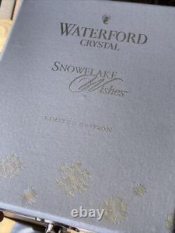 Waterford Snowflake Wishes Crystal JOY 1st Ed Double Old Fashioned New in Box