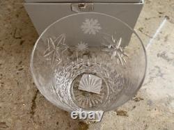 Waterford Snowflake Wishes Double Old Fashioned Glasses 10th Ed. Set of 2 NIB