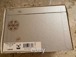 Waterford Snowflake Wishes Double Old Fashioned Glasses 10th Ed. Set of 2 NIB