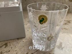 Waterford Snowflake Wishes Double Old Fashioned Glasses 10th Ed. Set of 2 NIB