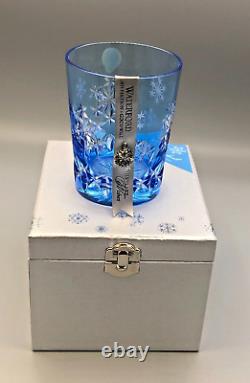 Waterford Snowflake Wishes Goodwill light blue Double old Fashioned, New