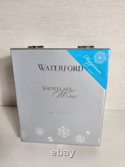 Waterford Snowflake Wishes Happiness Aqua Blue DOF 2018 Double Old Fashioned New