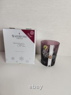 Waterford Snowflake Wishes Health Amethyst Purple DOF 2015 Double Old Fashioned