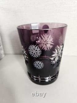 Waterford Snowflake Wishes Health Amethyst Purple DOF 2015 Double Old Fashioned