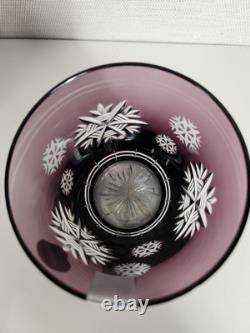 Waterford Snowflake Wishes Health Amethyst Purple DOF 2015 Double Old Fashioned