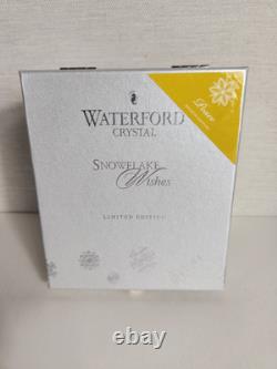 Waterford Snowflake Wishes Peace Amber Yellow DOF 2014 Double Old Fashioned New