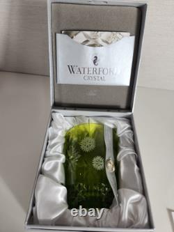 Waterford Snowflake Wishes Prosperity Lime Green DOF 2019 Double Old Fashioned