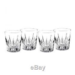 Waterford Southbridge DOF Double Old Fashioned Crystal Glasses Barware Set of 4