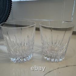 Waterford Southbridge Double Old Fashioned Pair Large Glasses Beautiful Sparkle