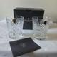 Waterford THANKSGIVING Tumblers Double Old Fashioned Glasses (2) IRELAND NewithBox