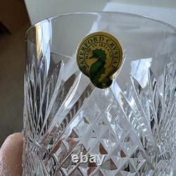 Waterford THANKSGIVING Tumblers Double Old Fashioned Glasses (2) IRELAND NewithBox