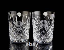 Waterford Twelve Days of Christmas Double Old Fashioned Glasses (12) Boxed Set