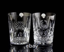 Waterford Twelve Days of Christmas Double Old Fashioned Glasses (12) Boxed Set