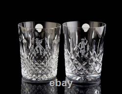 Waterford Twelve Days of Christmas Double Old Fashioned Glasses (12) Boxed Set