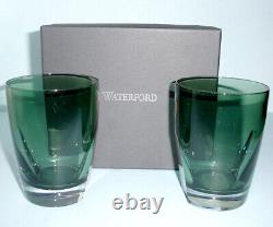 Waterford W Collection Double Old-Fashioned Tumbler Pair Fern 40032055 New