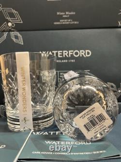 Waterford Winter Wonders Holly 13.5 oz Double Old-Fashioned Glasses, Set of 2