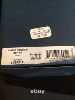 Waterford Winter Wonders Winter Rose Double Old Fashioned 2 Whiskey Glasses Set