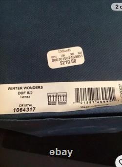 Waterford Winter Wonders Winter Rose Double Old Fashioned 2 Whiskey Glasses Set