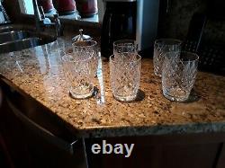 Waterford crystal donegal Double Old fashioned Set of 6 12oz 4 1/2 Inch
