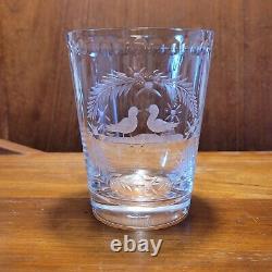 William Yeoward Honesty Loving Cup Crystal Double Old Fashioned Glass Tumbler