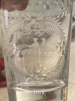 William Yeoward Honesty Loving Cup Crystal Double Old Fashioned Glass Tumbler