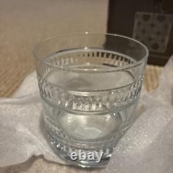 Williams Sonoma 4 Double Old Fashioned Glasses Mixed Cut Brand New