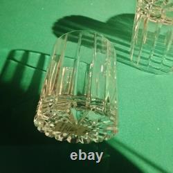 Williams Sonoma Dorset Set of 4 Double Old Fashioned Crystal Glasses NWT
