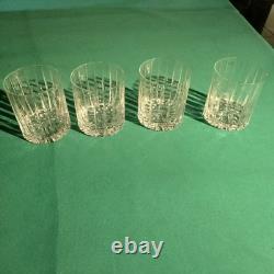 Williams Sonoma Dorset Set of Double Old Fashioned Crystal Glasses