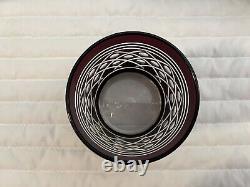 Williams-Sonoma Double Old Fashioned Glasses Regency Garnet Set of 4 Tumblers