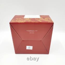 Williams Sonoma Lunar Gold Dragon Double Old Fashioned Glasses DOF Set of 4 NEW